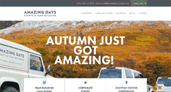 Desktop Screenshot of amazingdays-scotland.com